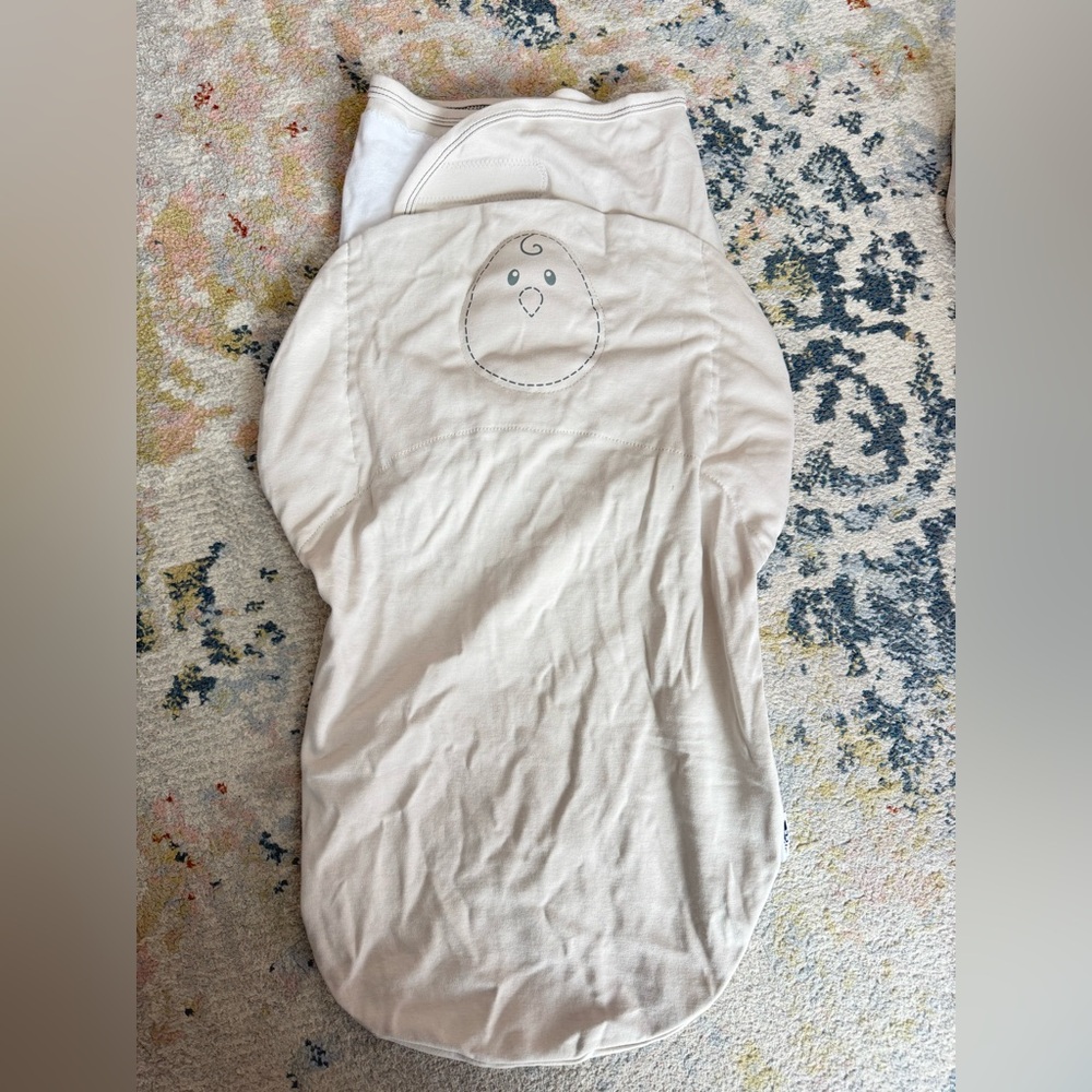 Nested Bean Swaddle Zen Swaddle Classic 0-6 months 7-18 lb EUC 100% cotton